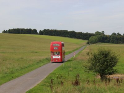 Routemaster at Imberbus on Salisbury Plain